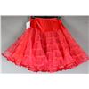 Image 1 : RED -CHERRY VELVET FASHION TUTU; SIZE MED