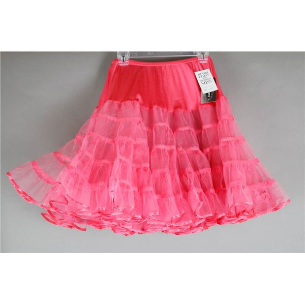 DEEP PINK -CHERRY VELVET FASHION TUTU; SIZE MED