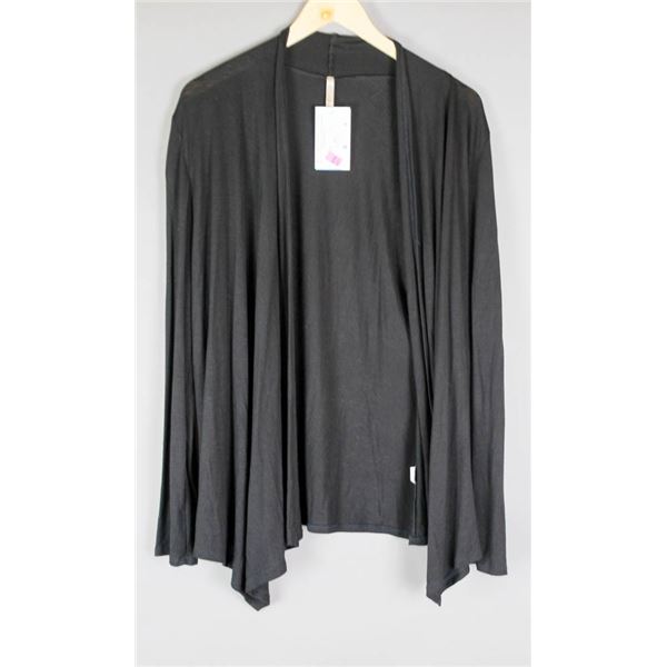 BLACK JULIA IMPEX FORMAL OPEN FRONT DESIGNER