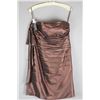 Image 1 : CHOCOLATE BROWN VENUS FORMAL DESIGNER DRESS;