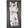 Image 1 : WHITE/ PINK FLORAL PAPILLION DESIGNER DRESS;