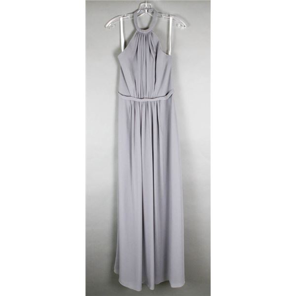 CHARCOAL ADA JAMES FORMAL DESIGNER DRESS;