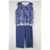 Image 1 : NAVY BLUE EMBROIDERED NINA LEE DESIGNER 2PC