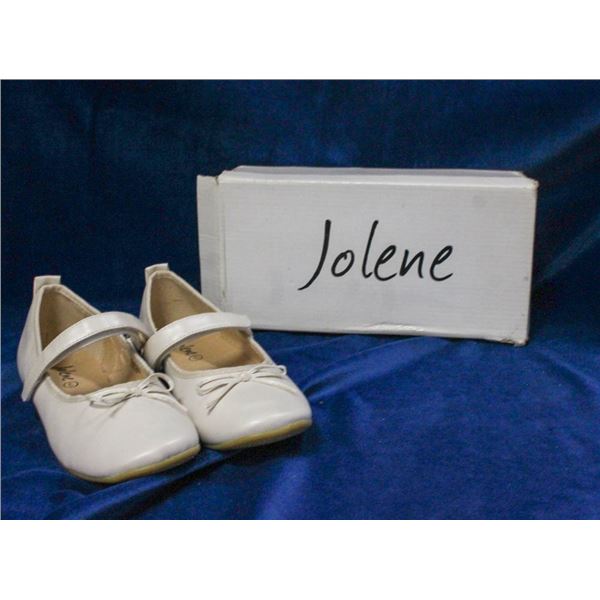 IVORY JOLENE CHILDREN'S BRIDAL BALLET SHOES;