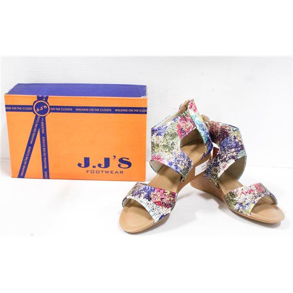 MULTI COLORED FLORAL PRINT/ RHINESTONE STUDDED