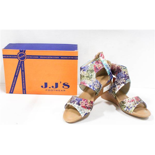 MULTI COLORED FLORAL PRINT/ RHINESTONE STUDDED