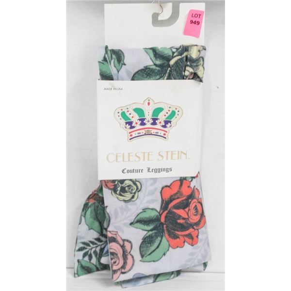 VINTAGE ROSE BENCHMARK COUTURE LEGGINGS;
