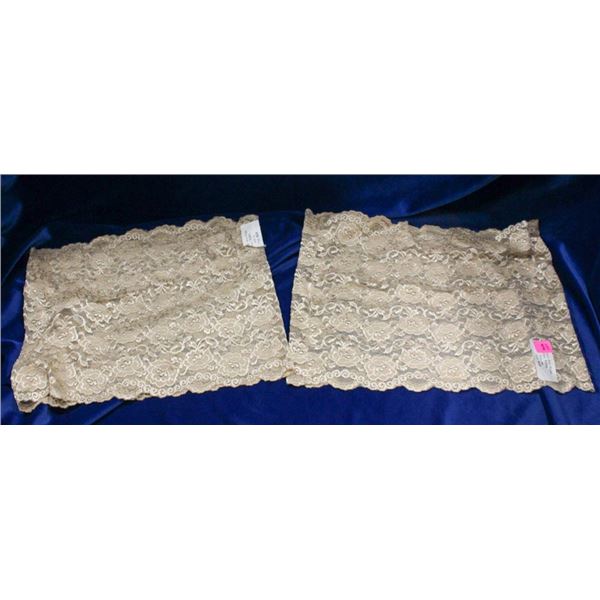 LOT OF 2 ALLY ROSE STRAPLESS LACE TOP UNDER-