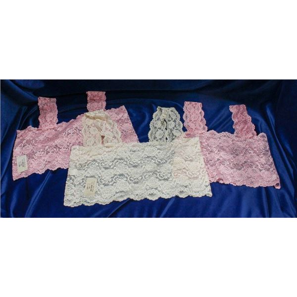 LOT OF 3 ALLY ROSE LACE CAMI-TOP UNDER-