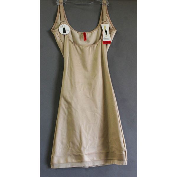 SPANX OPEN BUST SLIP- NUDE; SIZE SMALL