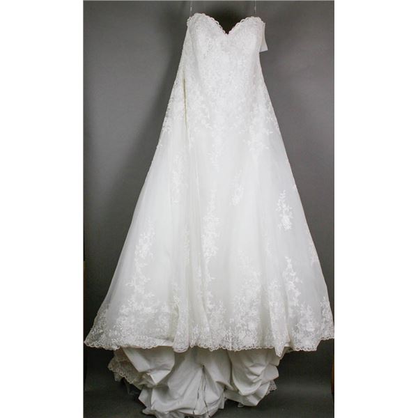 DIAMOND WHITE MAGGIE BRIDAL DESIGNER GOWN;