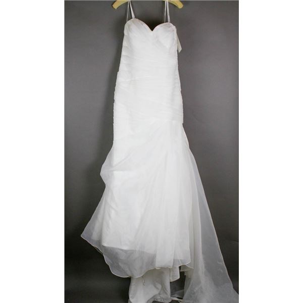 IVORY STELLA YORK BRIDAL DESIGNER GOWN; SIZE 22