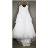Image 1 : WHITE BONNY EMBROIDERED BRIDAL DESIGNER GOWN;