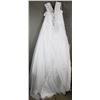 Image 2 : WHITE VENUS BRIDAL DESIGNER GOWN; SIZE 26-