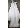 Image 2 : WHITE EMBROIDERED VENUS BRIDAL DESIGNER GOWN;