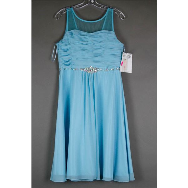 AQUA JOLENE YOUTH DESIGNER FORMAL DRESS;