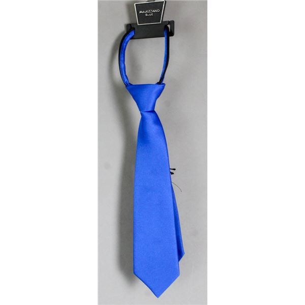 TODDLERS MAVEZZANO BLUE NECK TIE- ADJUSTABLE