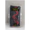 Image 1 : LOOK FROM LONDON O/S HOSIERY; BLACK/ RED SNAKE