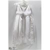 Image 1 : NEW - KIDS SZ 6X WHITE FORMAL. WEDDING