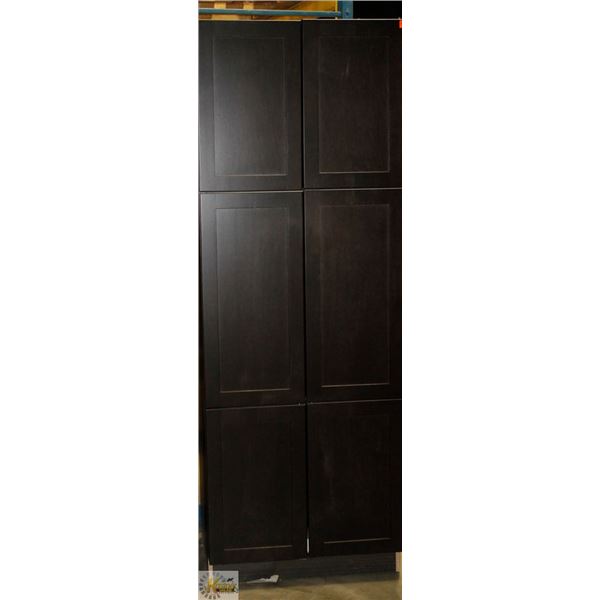TALL PANTRY 24" D X 30" W X 84" T  C/W 3 RH DOORS