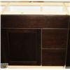 Image 1 : SINK VANITY BASE CAB 30" WIDE WITH BANK DRWS ON
