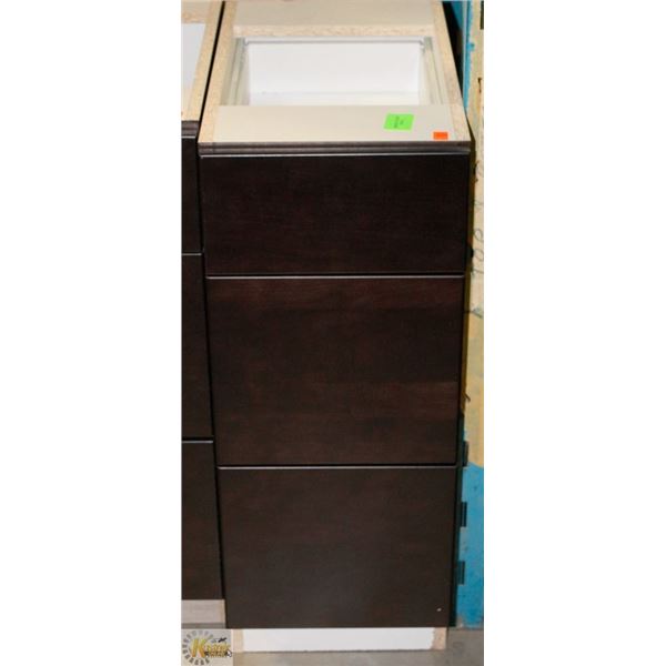 VANITY 12" WIDE BASE CAB 3 DRW VERTICAL