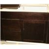 Image 1 : SINK VANITY BASE CAB 36" WIDE WITH BANK DRWS ON