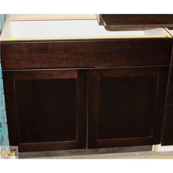 SINK VANITY BASE CABINET 36" WIDE C/W 2 DOORS