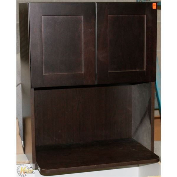 MICRO/TV CAB 24"W X 30"T X 18"D EXT SHELF AND