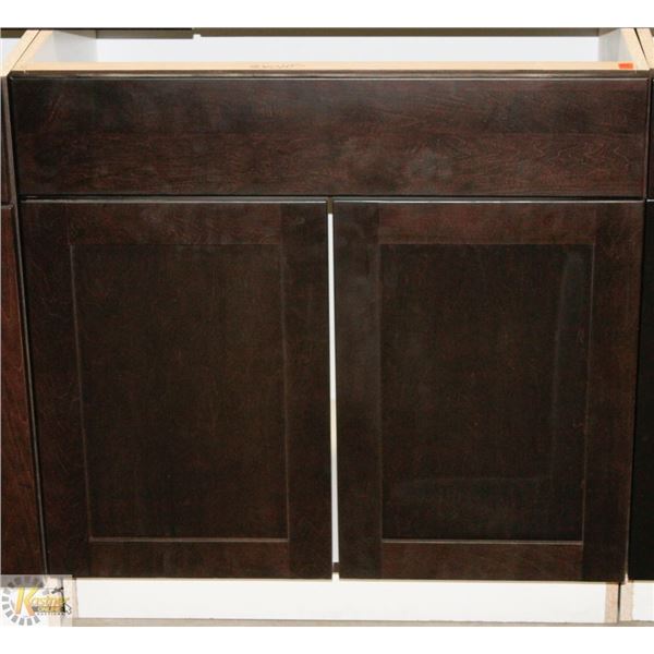 SINK VANITY BASE CABINET 30" WIDE C/W 2 DOORS