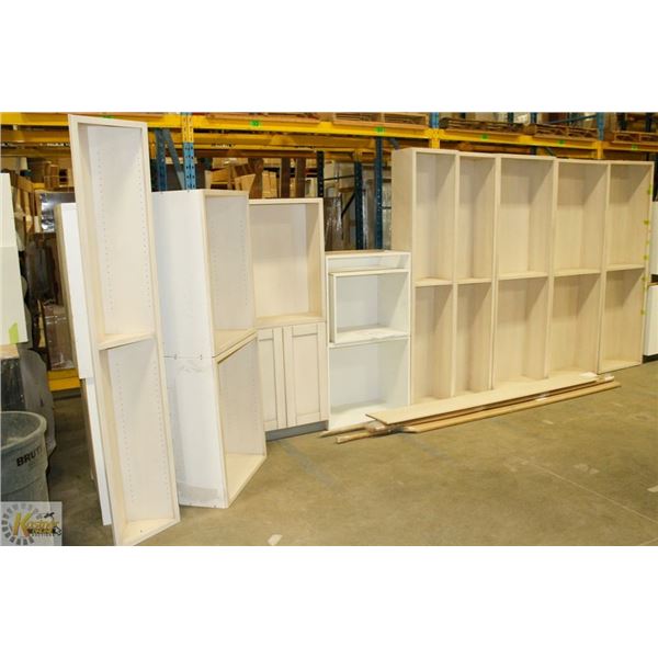 14 BOX ENTERTAINMENT AREA ANT.WHITE WITH MED BROWN