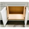 Image 2 : WHITE VANITY BASE CAB 27" W X 35" T C/W 2 DOORS