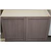 Image 1 : BROWN WALL CABINET 38" W X 24" T X 12" D