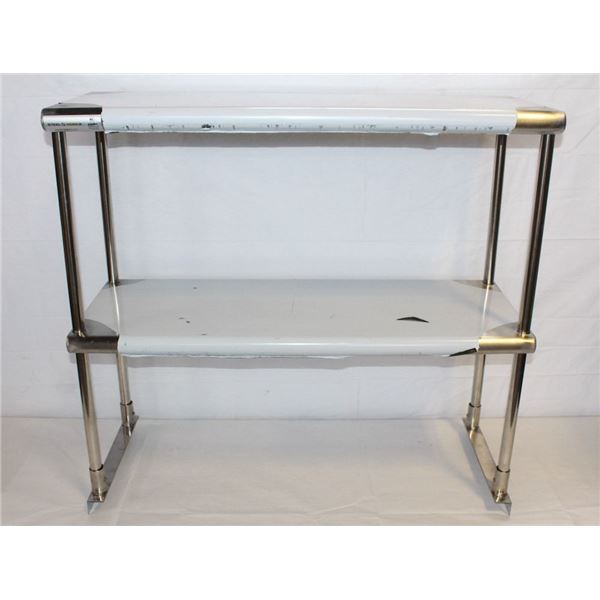 S/S DOUBLE OVER SHELF 14"X36"X32"