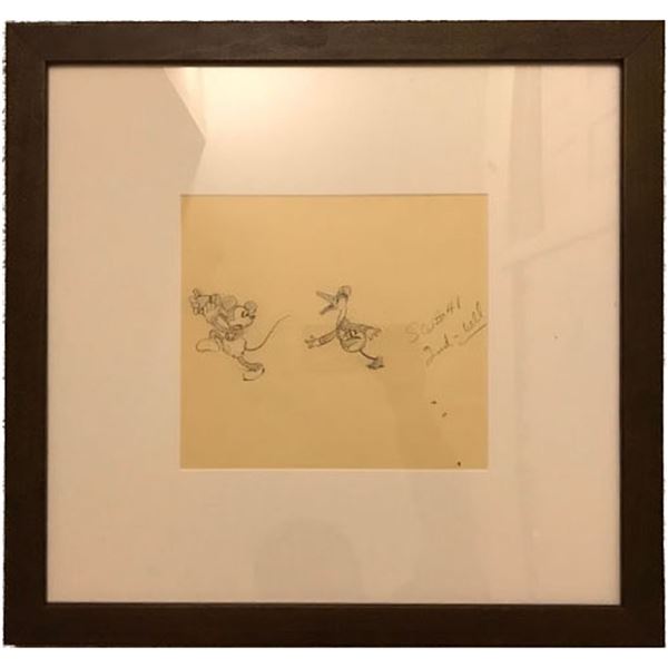 Disney "Dognapper" Production Drawing