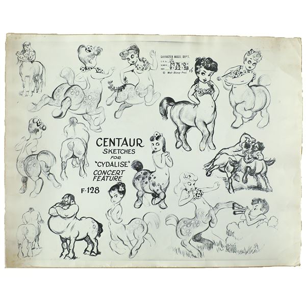 Disney Fantasia Production Centaur Sketches