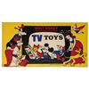 Image 1 : Disney 1950's "Character And Other TV Toys" Sign
