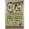 Image 1 : Disney 1953 "Drive-In Frivolities" Vintage Poster