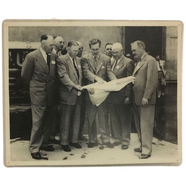 1954 Disneyland Construction Photograph