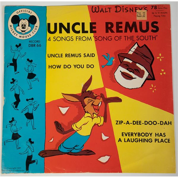 Disney Song of the South Mickey Mouse Club Album