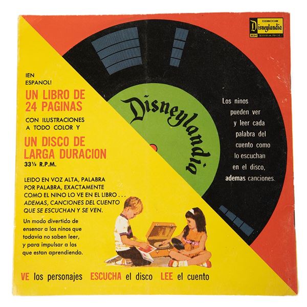 Disneyland 1950's "Disneylandia" Album