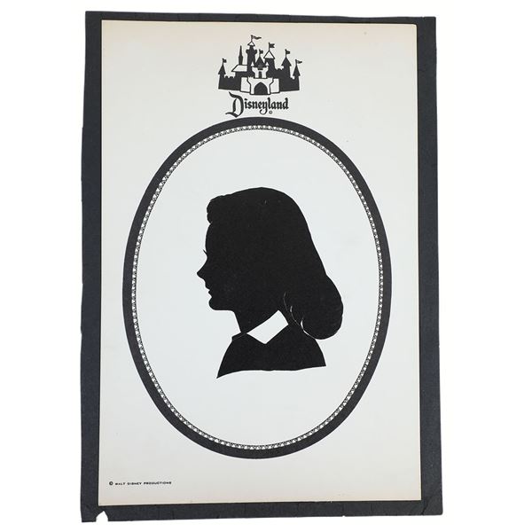 Disneyland 1950's Silhouette Souvenir