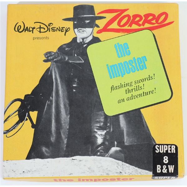 Walt Disney's "Zorro" 1960's Super 8 Film