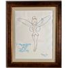 Image 1 : Disney Tinker Bell Print Signed by Margaret Kelly