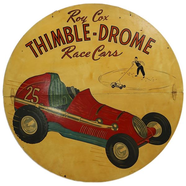 Disneyland Roy Cox Thimble Drome Sign