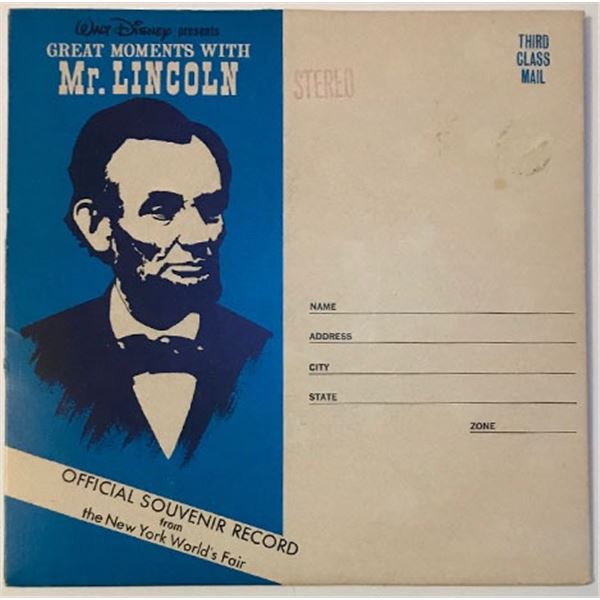 World's Fair Great Moments with Mr. Lincoln Album