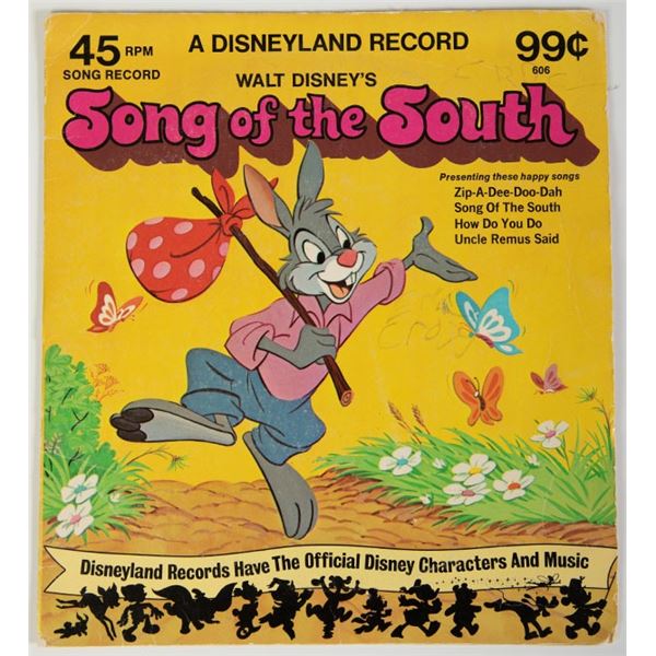 Disneyland 1975 Song of the South Album