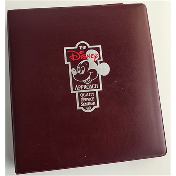 The Disney Approach to Quality Service Binder