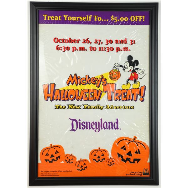 Disneyland Mickey's Halloween Treat First Year Banner