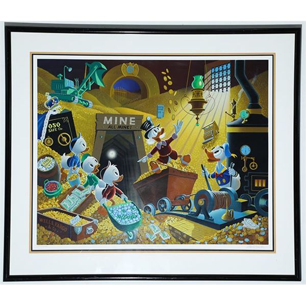 Disney Limited Edition Serigraph by Carl Barks
